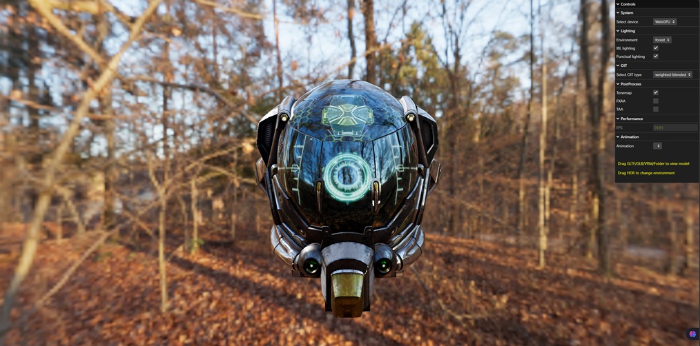 GLTF viewer