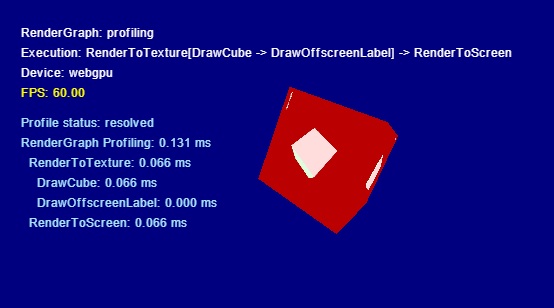 RenderGraph Render to Texture Example