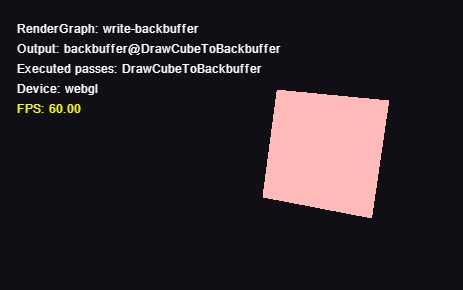 RenderGraph Write Backbuffer Example
