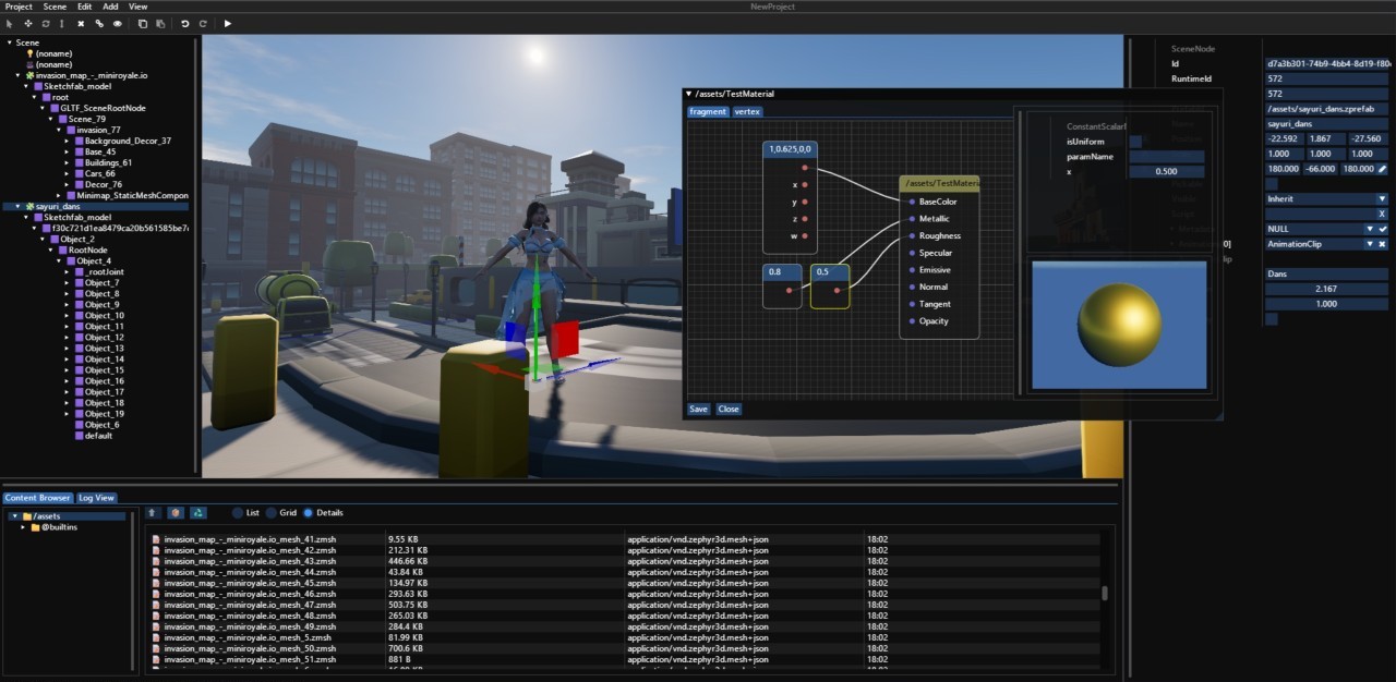 Zephyr3D Web Editor